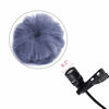 Picture of Lavalier Wind Muff 2 Pack Lapel Microphone Wind Muff 0.2/0.4 Inch Furry Lav Windscreen Windproof Wind Screen (0.2inch, Gray)