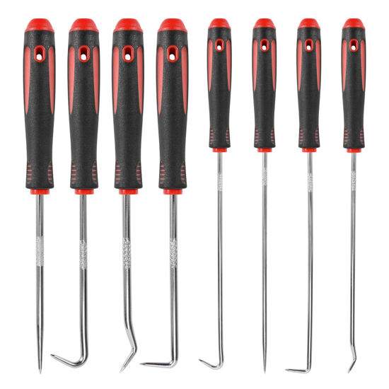 Picture of Rxoyosk 8PCS Precision Pick Set - Easy Removal Tool for Automotive Oil Seals, O-Rings, and Gaskets, Lock Pick Set, Picks, Pick Tool