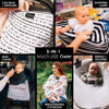 Picture of Milk Snob Original 5-in-1 Cover - Nursing Cover for Breastfeeding - Baby Car Seat Cover, Carseat Canopy & Stroller - Essential All-in-One Cover - Gift for Mom, Baby (Arrows)