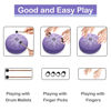 Picture of Steel Tongue Drum Hand Drums: PUJONI 6 Inch 8 Notes Metal Musical Instruments, Music Gifts for Family Friends (Lavender)