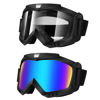 Picture of Lievermo Dirt Bike Goggles, Motorcycle Goggles, 2 Pack ATV Goggles, Riding Goggles, Ski Goggles, Windproof Glasses, Racing Helmet Goggles for Adults Men Women Youth Kids (Colorful + Clear)