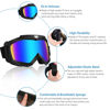 Picture of Lievermo Dirt Bike Goggles, Motorcycle Goggles, 2 Pack ATV Goggles, Riding Goggles, Ski Goggles, Windproof Glasses, Racing Helmet Goggles for Adults Men Women Youth Kids (Colorful + Clear)