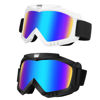 Picture of Lievermo Dirt Bike Goggles, Motorcycle Goggles, 2 Pack ATV Goggles, Riding Goggles, Ski Goggles, Windproof Glasses, Racing Helmet Goggles for Adults Men Women Youth Kids (Black + White)