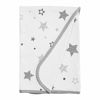 Picture of American Baby Company 100% Cotton Thermal Waffle Swaddle Blanket Combo, Soft, Breathable & Stretchy, Gray Star, Gray, and White, 30" x 40" for Boys and Girls, Perfect for Swaddling, Travel and Gifting