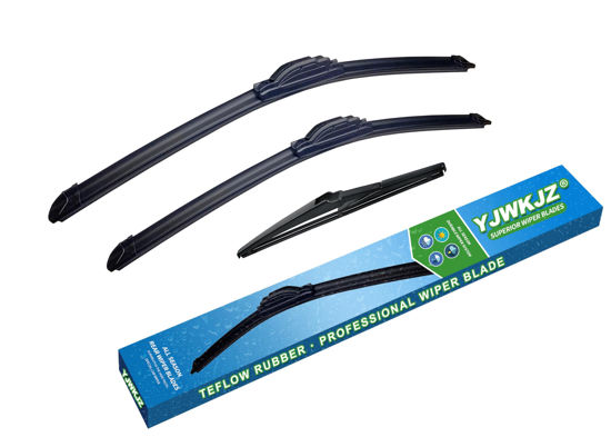 Picture of 26"+20"+14" Inch Wiper Blades Replacement for Chrysler Pacifica 2017-2022 and Chrysler Voyager 2020-2022 OEM Quality Windscreen Wiper Blades (Set of 3)