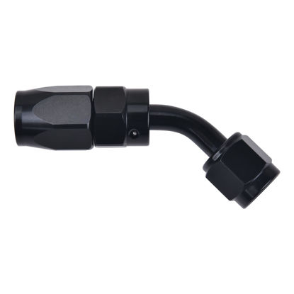 Picture of EVIL ENERGY 12AN Hose End Fitting 45 Degree Swivel for CPE Braided Hose Black