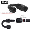 Picture of EVIL ENERGY 10AN Hose End Fitting 180 Degree Swivel for CPE Braided Hose Black