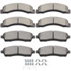 Picture of SCITOO D824 D757 Front Rear Ceramic Brake Pads Sets Fit For Ford For Excursion 2000-2005,For Ford For F-250 Super Duty 1999-2004,For Ford For F-350 Super Duty 1999-2004
