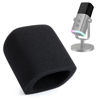 Picture of YOUSHARES Foam Microphone Windscreen Compatible with Fifine AM8 USB Microphone for Recording, Podcasting, Wind Cover Mic Pop Filter