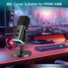 Picture of YOUSHARES Foam Microphone Windscreen Compatible with Fifine AM8 USB Microphone for Recording, Podcasting, Wind Cover Mic Pop Filter