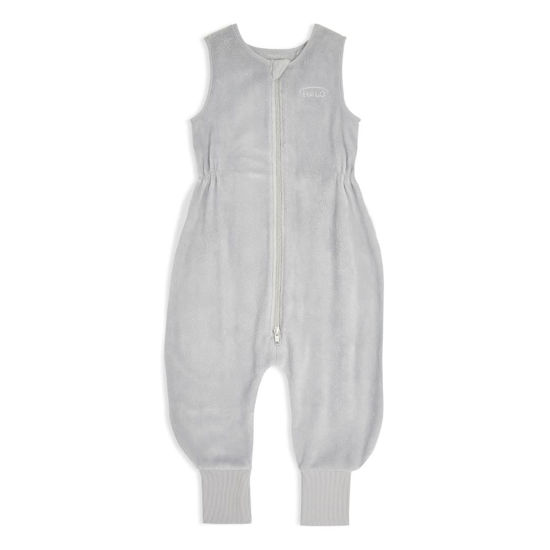 Picture of HALO Sleepsack Toddler Sleeping Bag, Luxe Fleece Wearable Blanket, TOG 2.0, Grey, 12-24M