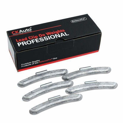 Picture of CKAuto P Style 3.00oz, P300, Lead Clip on Wheel Weights, Uncoated, 20Pcs/Box