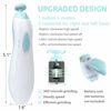 Picture of Baby Nail Trimmer Electric Nail File Baby Nail Clippers, 20 in 1 Safe Nail Filer Grinder Kit for Newborn Infant Toddler Kids or Adults Toes Fingernails Care Trim Polish, Led Light and Grinding Heads