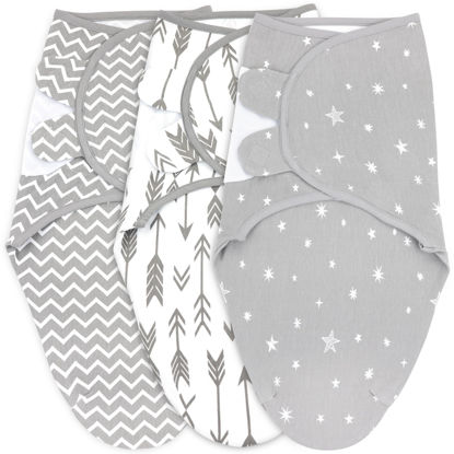 Picture of Bublo Baby Swaddles for Newborns Boy Girl - 3 Pack Baby Swaddles 3-6 Months - 3-6-Month swaddles -Baby Swaddle Sleep Sack - Infant Swaddle Sleeping Sack - Baby Swaddle Blanket Wrap (Galaxy)