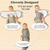 Picture of Bublo Baby Swaddles for Newborns Boy Girl - 3 Pack Baby Swaddles 3-6 Months - 3-6-Month swaddles -Baby Swaddle Sleep Sack - Infant Swaddle Sleeping Sack - Baby Swaddle Blanket Wrap (Galaxy)