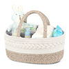 Picture of Maliton Diaper Caddy Organizer for Baby, Cotton Rope Baby Gift Basket, Portable Diaper Organizer for changing table, Diaper Nursery Storage Organizer for Baby Stuff, Baby Shower Gifts for Newborn