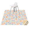 Picture of Splat Mat for Under High Chair/Arts/Crafts, Waterproof and Anti-Slip Splash Mat Floor Protector, Washable Highchair Floor Mat, 51 Inch Reusable Messy Mat and Baby Feeding Table Cloth
