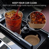 Picture of ME.FAN Car Coasters [4 Pack] Silicone Car Cup Coasters/Cup Mats - Universal Non-Slip Recessed Car Interior Accessories - Car Cup Holder Insert Coasters Coffee