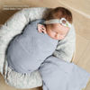 Picture of lulumoon Muslin Swaddle Blanket Baby - Cotton Swaddling Blanket Soft Baby Receiving Blanket Neutral 3Pack(Navy)