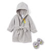 Picture of pasilk 100% Cotton Hooded Terry Bathrobe with Booties - Baby Girl Gifts - Baby Boy Gifts - 0-9 Months - Shower Gift