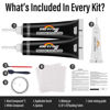 Picture of Black Leather Repair Kit for Car Interior, Leather Seat Repair Kit for Cars, Easily Repairs Furniture, Jacket, Chair, Sofa and Purse, Restores Faux, Artificial, Genuine Pleather With Easy Instructions
