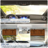 Picture of NAZZO Car Visor Extender Polarized, Sun Visor Extender for Car Attachment Sun Blocker, Anti-Glare Removable PC Lens to Expand Sunshade for Safe Driving, Brown