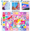 Picture of Quokka Playmats for Babies and Toddlers ABC Play Mat for Kids Baby Infants - Super Soft Plush Extra Thick (0.8cm) Large Alphabet Nursery Rug with Unicorn Princess - Padded Foldable Non-Slip Mat