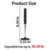 Picture of Car Rearview Mirror Wiper, Retractable Auto Glass Squeegee, Water Cleaner with Telescopic Long Rod, Portable Cleaning Tool for All Vehicles, Universal Automotive Accessories (Black)