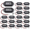 Picture of 20PCS Xenon White LED License Plate Light, 12V-24V DC Waterproof 6-SMD License Plate Lamp Taillight, For Truck SUV Trailer Van RV Boats as Step Courtesy Light, Dome/Cargo Lights or Under Hood Light