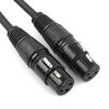 Picture of tisino XLR Y-Splitter Cable, Dual Female XLR to Male XLR Mic Combiner Y Cord Balanced Microphone Adaptor Patch Cable (3 Pin 2 Female to 1 Male)- 5 feet