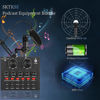 Picture of SKTEET Podcast Equipment Bundle, with BM800 Podcast Microphone and V8 Sound Card, Voice Changer - Audio Interface -Perfect for Recording, Singing, Streaming and Gaming (V8-Black)
