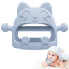Picture of Baby Teething Toys for Babies 0-6 Months-Baby Teether,Anti-Drop Silicone Mitten Teething Toy for Soothing Sore Gums,Teething Pacifier,Baby Toys 6 to 12 Months-Ideal Baby Travel Essentials for Moms