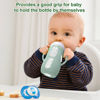 Picture of Juome Silicone Sleeves with Handles for Avent Natural Glass Baby Bottle - 3 Pack Anti Breakage Baby Bottles Holder, Compatible with Philips Avent Anti Colic Baby Bottles 8 oz