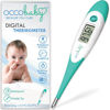 Picture of OCCObaby Clinical Digital Baby Thermometer - LCD, Flexible Tip, 10 Second Quick Accurate Fever Read Rectal Oral & Underarm Use - Waterproof Thermometer for Infants & Toddlers
