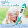 Picture of OCCObaby Clinical Digital Baby Thermometer - LCD, Flexible Tip, 10 Second Quick Accurate Fever Read Rectal Oral & Underarm Use - Waterproof Thermometer for Infants & Toddlers