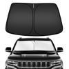 Picture of ARISMOTOR Windshield Sun Shade for Jeep Wagoneer 2022-2024, Custom Fit Foldable Front Window Sunshade Sun Visor Protector, Block UV Rays Keep Your Car Cooler