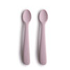 Picture of mushie Silicone Baby Feeding Spoons | 2 Pack (Soft Lilac)