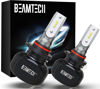 Picture of BEAMTECH 9005/HB3 Bulbs, S1 Series Fanless Fog Light 300% Brighter 6500K Xenon White, 2 Bulbs