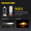Picture of BEAMTECH 9005/HB3 Bulbs, S1 Series Fanless Fog Light 300% Brighter 6500K Xenon White, 2 Bulbs
