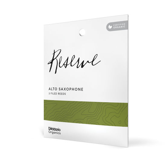 Picture of D’Addario Organic Reserve Alto Saxophone Reeds - Filed, Strength 2, 3-Pack