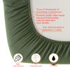 Picture of NTBAY Toddler Bedding Set - 4 Piece Soft and Breathable Crib Bedding Set for Boys and Girls, Includes Quilted Comforter, Fitted Sheet, Flat Top Sheet and Envelope Pillowcase, Olive Green