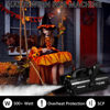 Picture of Fog Machine with 8 LED Lights, 500+ Watts Smoke Machine with Wireless Remote, Manual Control, Auto Mode-Perfect for Halloween Party Wedding Stage