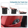 Picture of Kincown Car Trash Can, 2 Packs Mini Collapsible Pop-up Car Garbage Can, Waterproof Hanging Car Trash Bag with Velcro, Car Trash Bin, Black