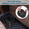 Picture of Kincown Car Trash Can, 2 Packs Mini Collapsible Pop-up Car Garbage Can, Waterproof Hanging Car Trash Bag with Velcro, Car Trash Bin, Black