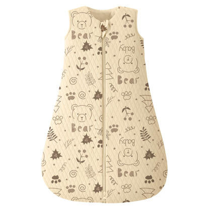 Picture of Looxii Baby Wearable Blanket Sleep Sack 18-24 Months 2.5 TOG Cotton Quilted Toddler Sleeping Sack 2-Way Zipper Warm Toddler Sleep Sack for Winter