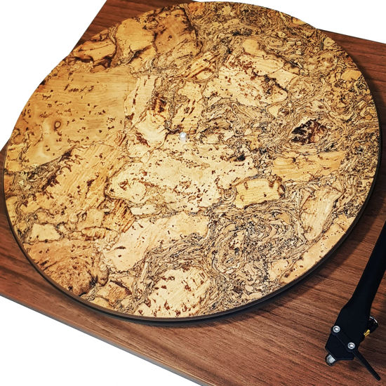 Picture of TazStudio Premium slipmat- Cork Turntable Mat for Better Sound Support on Vinyl LP Record Player- Decorative Specially Designed Cork [3mm Thick] Original Art Design-m4- special