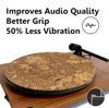 Picture of TazStudio Premium slipmat- Cork Turntable Mat for Better Sound Support on Vinyl LP Record Player- Decorative Specially Designed Cork [3mm Thick] Original Art Design-m4- special