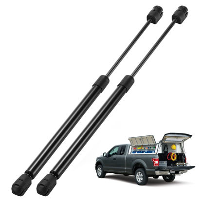 Picture of BDFHYK C16-08941 16in/28Lbs (125N) Gas Shock Strut for eer are SnugTop Camper Shell Truck Topper Rear Window, Truck Pickup Cab Canopy Door, Set of 2