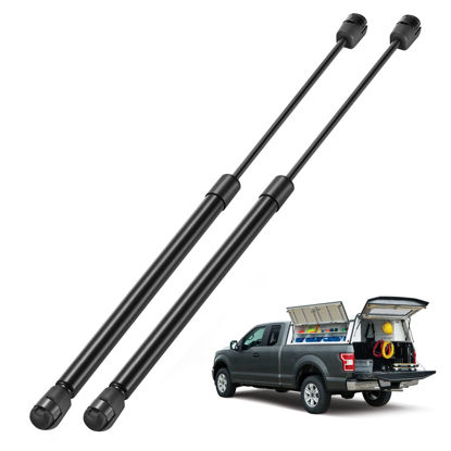 Picture of BDFHYK C16-02622 17in/28Lbs (127N) Gas Shocks Struts for Leer are SnugTop Camper Shell Truck Topper Rear Window, Truck Pickup Cab Canopy Door, Set of 2