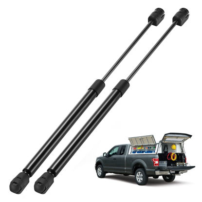 Picture of BDFHYK C16-15208 16in/45Lbs (200N) Gas Shocks Struts for Leer are Camper Shell Topper Rear Window Bed Cover, Cabinet Door, Outdoor Bench lid, Toolbox, Boat lid, Set of 2